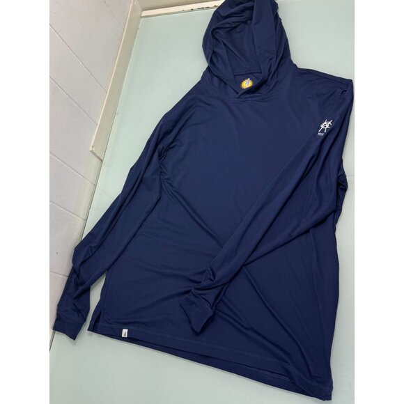 Johnnie O Other - Johnnie O Talon Featherweight Performance Golf Hoodie Pullover Shirt Mens M UPF